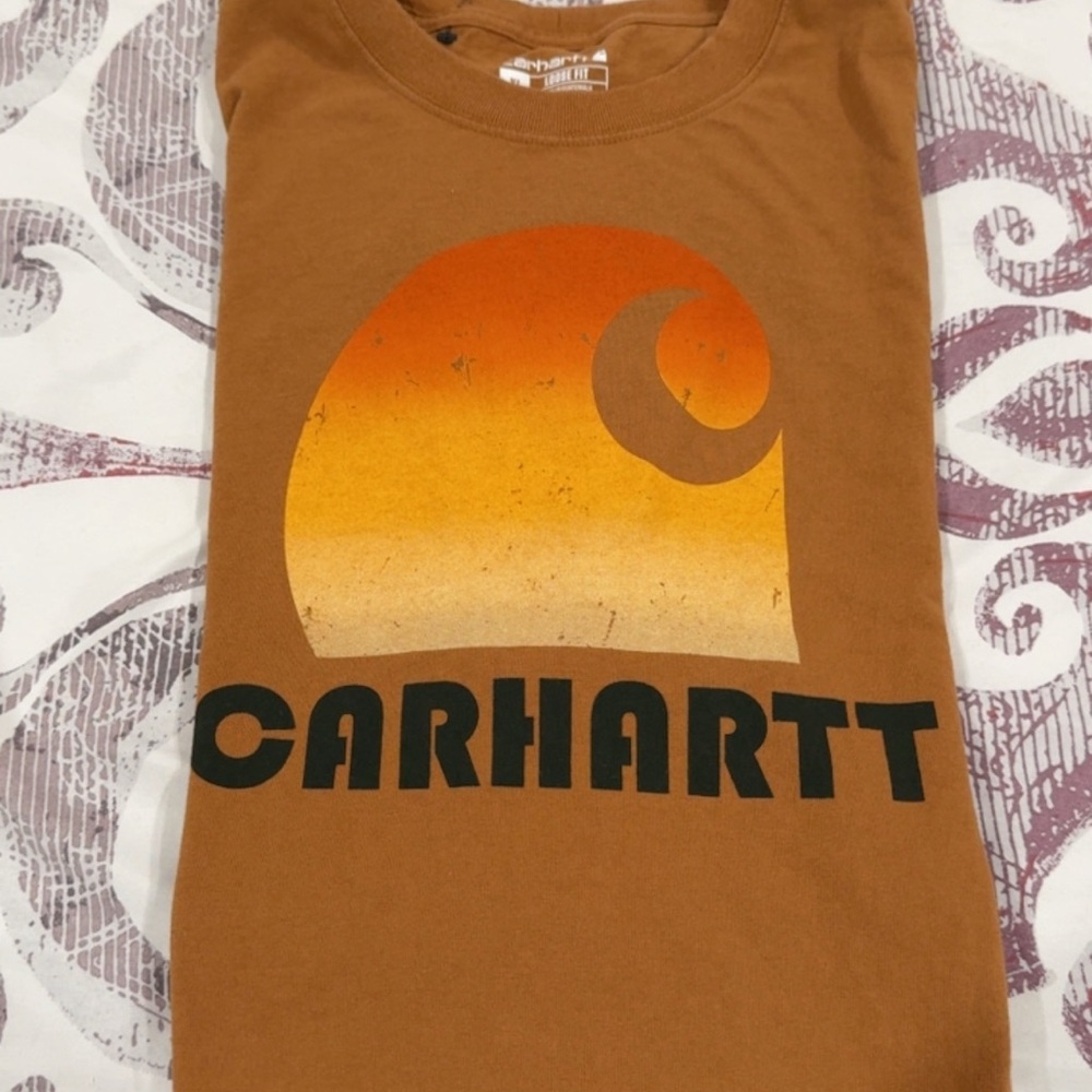 Carhartt Chestnut Tee with Logo